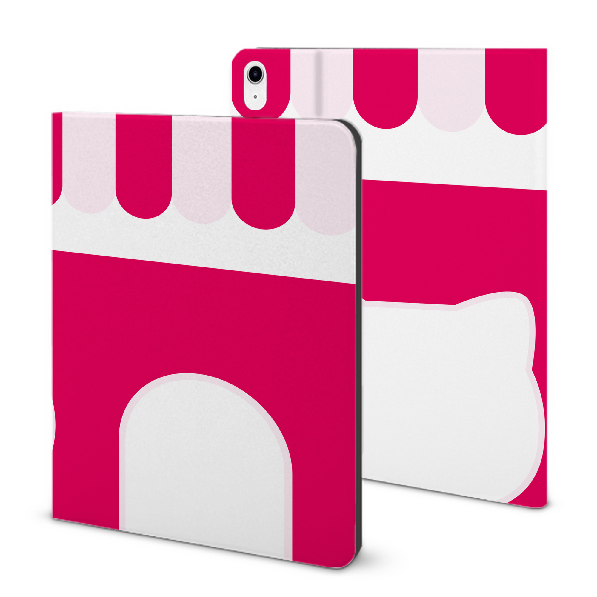 （画像用） Hello Kitty ハローキティ IPad ケース ブック型 PUレザー TPU 耐衝撃 軽量 薄型 ペン収納なし 全面保護 IPad 各モデル対応